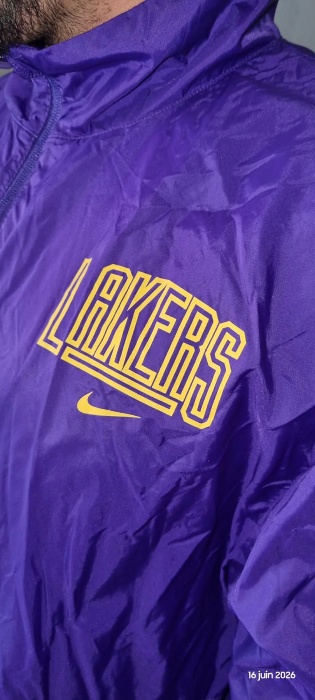 Agasalho Nike Los Angeles Lakers Tamanho-G NBA basquete – photo 2